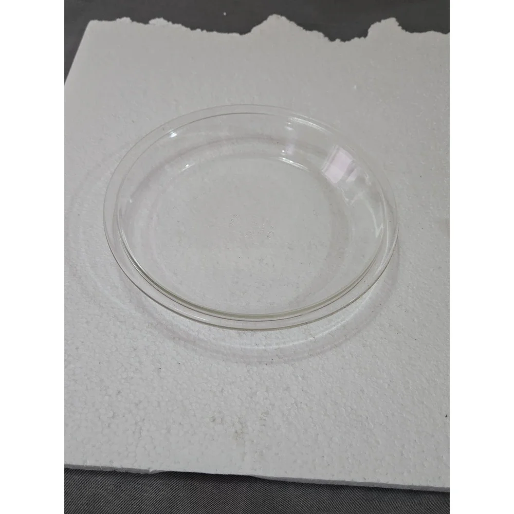 Vintage PYREX 208 8 Inch Deep Round Pie Plate Clear Glass Baking Dish Made in US